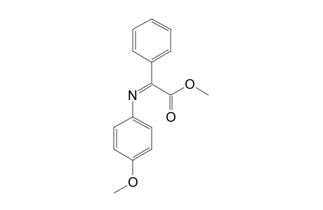 N-(4-METHOXYPHENYLIMINO)-PHENYLACETIC-ACID-METHYLESTER