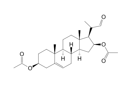 3.beta.,16.beta.-Diacetoxypregn-5-ene-20-carbaldehyde