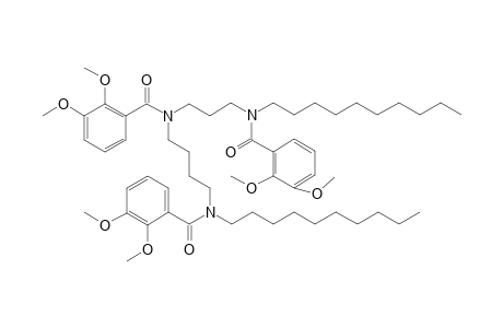 N-[4-[(2,3-Dimethoxybenzoyl)decylamino]butyl]-N-[3-[(2,3-dimethoxybenzoyl)-decylamino]propyl]-2,3-dimethoxy-benzamide