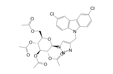 9-[(1-(2,3,4,6-Tetra-o-acetyl-b-D-glucopyranosyl)-1H-1,2,3-triazol-4-yl)methyl]-3,6-dichloro-9H-carbazole