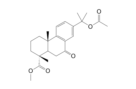 Methyl 13-(1'-acetoxy-1'-methylethyl)-7-oxopodocarpe-8,11,13-trien-15-oate