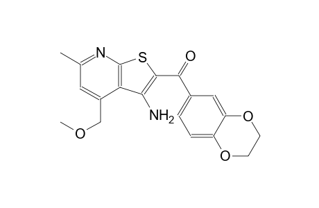 methanone, [3-amino-4-(methoxymethyl)-6-methylthieno[2,3-b]pyridin-2-yl](2,3-dihydro-1,4-benzodioxin-6-yl)-