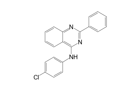 (4-chlorophenyl)-(2-phenylquinazolin-4-yl)amine
