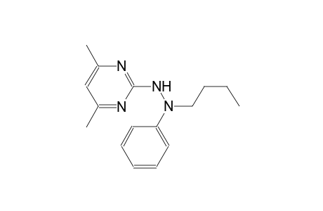 pyrimidine, 2-(2-butyl-2-phenylhydrazino)-4,6-dimethyl-