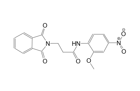 1H-isoindole-2-propanamide, 2,3-dihydro-N-(2-methoxy-4-nitrophenyl)-1,3-dioxo-