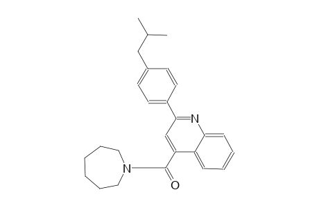 4-(hexahydro-1H-azepin-1-ylcarbonyl)-2-(4-isobutylphenyl)quinoline