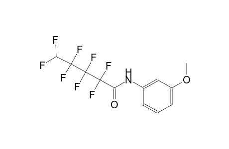 2,2,3,3,4,4,5,5-octafluoro-N-(3-methoxyphenyl)pentanamide