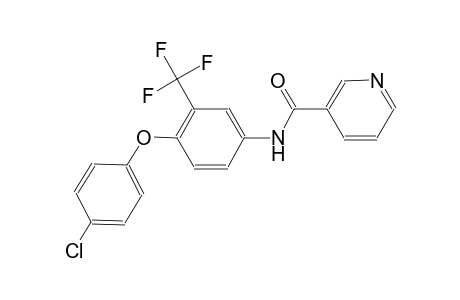 N-[4-(4-chlorophenoxy)-3-(trifluoromethyl)phenyl]nicotinamide