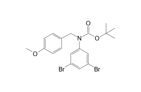 N-(3,5-dibromophenyl)-N-p-anisyl-carbamic acid tert-butyl ester