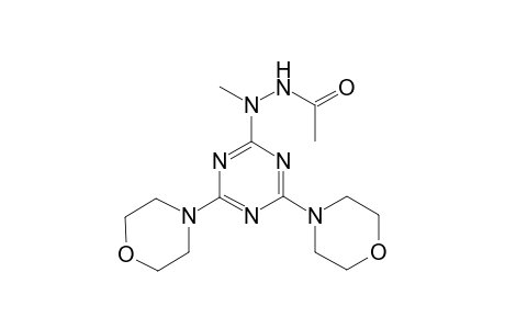 Acetic acid, N'-[4,6-di(4-morpholinyl)-1,3,5-triazin-2-yl]-N'-methylhydrazide
