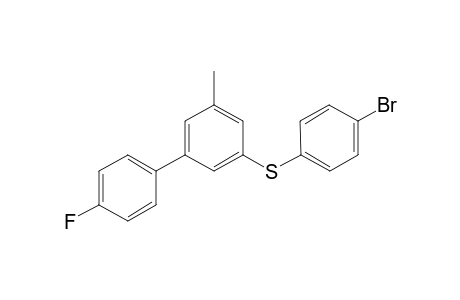 (4-bromophenyl)(4'-fluoro-5-methylbiphenyl-3-yl)sulfane