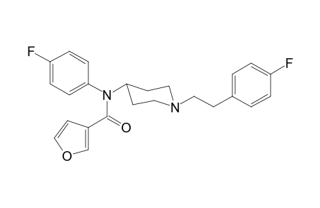 N-(4-Fluorophenyl)-N-(1-[2-(4-fluorophenyl)ethyl]piperidin-4-yl)furan-3-carboxamide