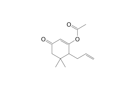 2-Acetoxy-3-allyl-4,4-dimethylcyclohexen-6-one