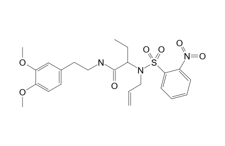 2-[allyl-(2-nitrophenyl)sulfonyl-amino]-N-[2-(3,4-dimethoxyphenyl)ethyl]butyramide