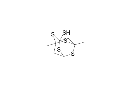 2,4,6,8-Tetrathiatricyclo[3.3.1.1(3,7)]decane-1-thiol, 3,5-dimethyl-, (.+-.)-