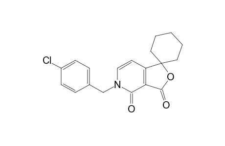 5-(4-Chlorobenzyl)-1,1-pentamethylenefuro[3,4-c]pyridine-3,4(1H,5H)-dione