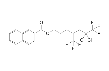 6,6-Dichloro-7,7,7-trifluoro-4-(trifluoromethyl)heptyl 2-naphthoate