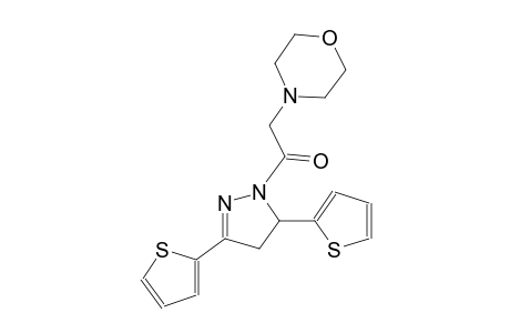 4-{2-[3,5-di(2-thienyl)-4,5-dihydro-1H-pyrazol-1-yl]-2-oxoethyl}morpholine