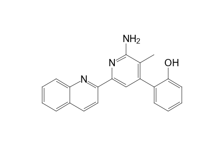 Phenol, 2-[2-amino-3-methyl-6-(2-quinolinyl)-4-pyridinyl]-
