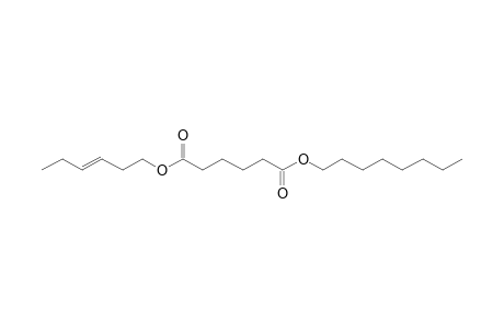 Adipic acid, octyl trans-hex-3-enyl ester