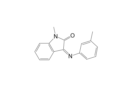 2H-Indol-2-one, 1,3-dihydro-1-methyl-3-[(3-methylphenyl)imino]-