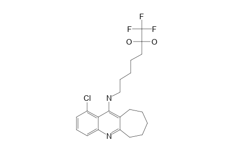 1-CHLORO-11-(6,6-DIHYDROXY-7,7,7-TRIFLUOROHEPTAN-1-YL)-AMINOCYCLOHEPTA-[B]-QUINOLINE