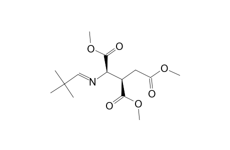 DIMETHYL-(2R*,3R*)-3-(METHOXYCARBONYL)-2-[(2,2-DIMETHYLPROPYLIDENE)-AMINO]-PENTANEDIOATE