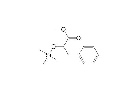 Hydrocinnamic acid, .alpha.-(trimethylsiloxy)-, methyl ester
