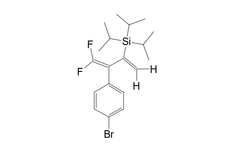 1,1-DIFLUORO-2-(4'-BROMOPHENYL)-3-(TRIISOPROPYLSILYL)-1,3-BUTADIENE