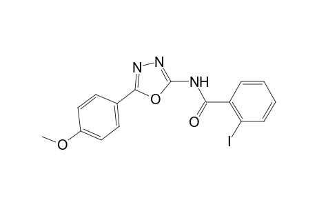 2-iodanyl-N-[5-(4-methoxyphenyl)-1,3,4-oxadiazol-2-yl]benzamide