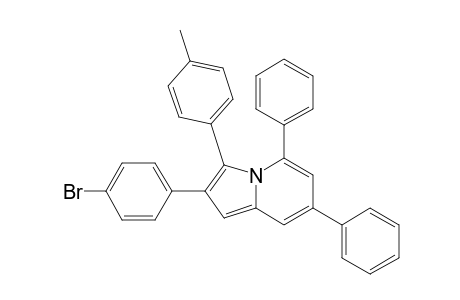 2-(4-bromophenyl)-3-(4-methylphenyl)-5,7-diphenyl-indolizine