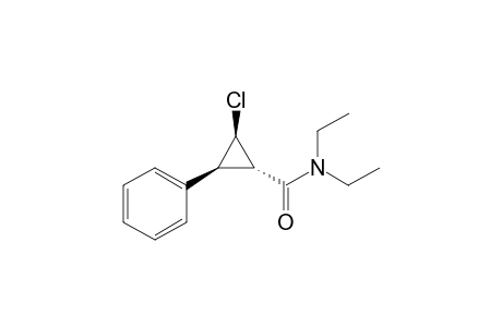 (1S*,2R*,3S*)-2-Chloro-N,N-diethyl-3-phenylcyclopropanecarboxamide
