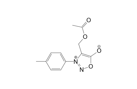 3-(p-Methylphenyl)sydnonylmethyl acetate