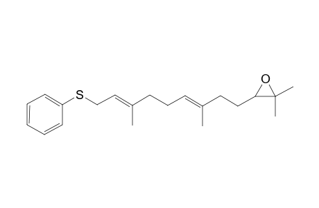 3-[(3E,7E)-3,7-Dimethyl-9-(phenylsulfanyl)-3,7-nonadienyl]-2,2-dimethyloxirane