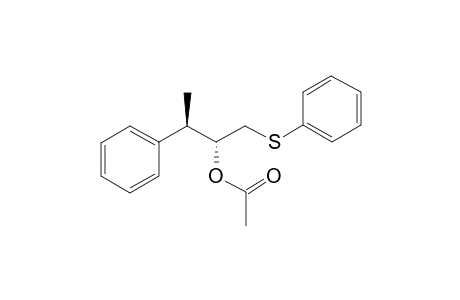 (2R*,3R*)-3-Phenyl-1-phenylthio-2-butanol acetate