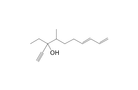 (7E)-3-ethyl-4-methyl-3-deca-7,9-dien-1-ynol