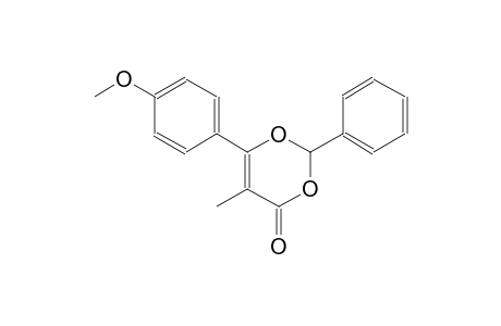 4H-1,3-dioxin-4-one, 6-(4-methoxyphenyl)-5-methyl-2-phenyl-