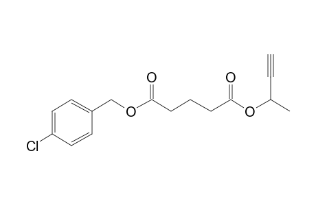 Glutaric acid, but-3-yn-2-yl 4-chlorobenzyl ester