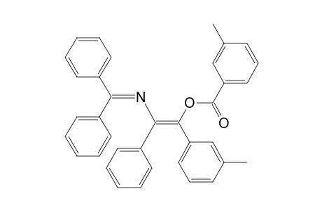 Benzoic acid, 3-methyl-, 2-[(diphenylmethylene)amino]-1-(3-methylphenyl)-2-phenylethenyl ester, (E)-