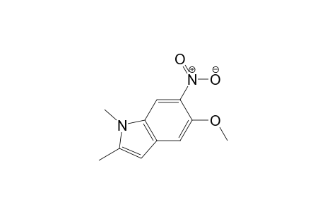 5-Methoxy-1,2-dimethyl-6-nitro-1H-indole