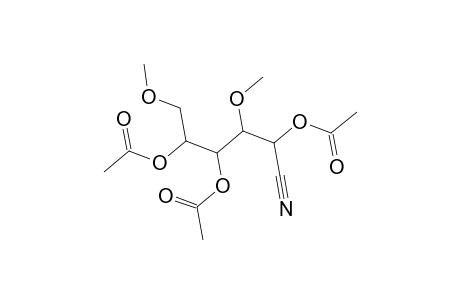 2,4,5-Tri-O-acetyl-3,6-di-O-methyl-D-mannonitrile