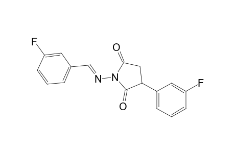 1-(3-Fluorobenzylideneamino)-3-(3-fluorophenyl)pyrrolidine-2,5-dione