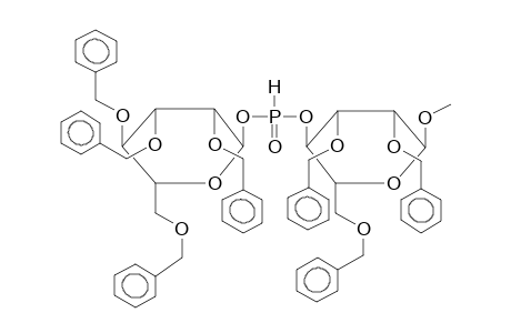 METHYL 2,3,6-TRI-O-BENZYL-4-O-(2,3,4,6-TETRA-O-BENZYL-ALPHA-D-MANNOPYRANOSYL-H-PHOSPHONYL)-ALPHA-D-MANNOPYRANOSIDE