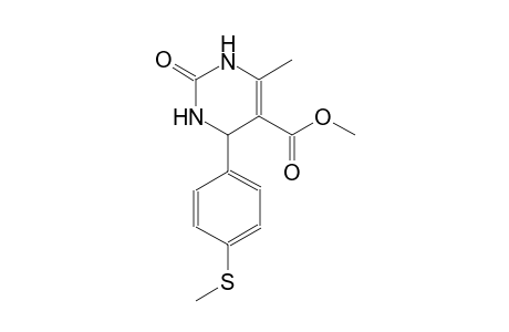 5-pyrimidinecarboxylic acid, 1,2,3,4-tetrahydro-6-methyl-4-[4-(methylthio)phenyl]-2-oxo-, methyl ester