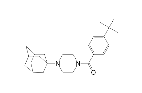 (4-Adamantan-1-ylpiperazin-1-yl)(4-tert-butylphenyl)methanone