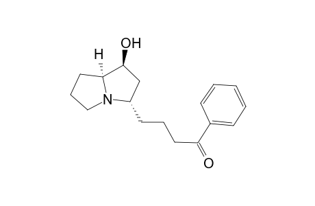 (+)-4-((1S,3S,7aS)-1-Hydroxyhexahydro-1H-pyrrolizin-3-yl)-1-phenylbutan-1-one