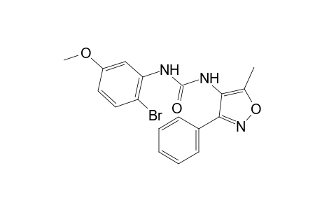 1-(2-bromo-5-methoxyphenyl)-3-(5-methyl-3-phenyl-4-isoxazolyl)urea