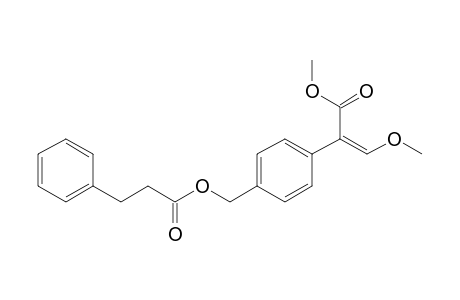 Benzenepropanoic acid, [4-[2-methoxy-1-(methoxycarbonyl)ethenyl]phenyl]methyl ester