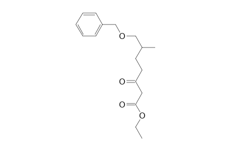 Ethyl (6s)-7-benzyloxy-6-methyl-3-oxo-heptanoate