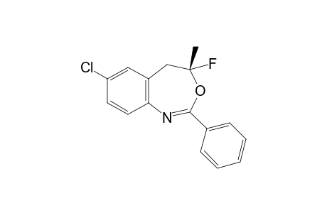 (4S)-7-Chloro-4-fluoro-4-methyl-2-phenyl-4,5-dihydrobenzo[d]-1,3-oxazepine